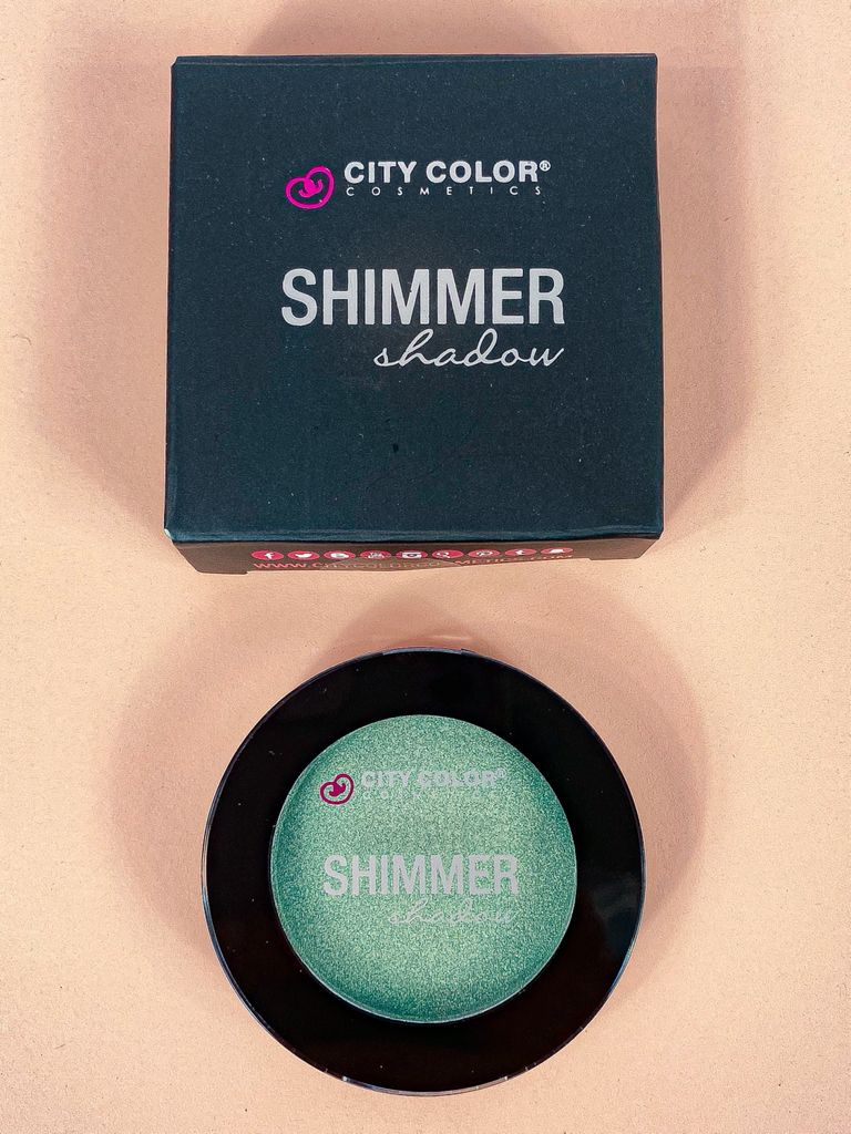 City Color - Display 12 Unidades Shimmer Shadow Hint Of Mint