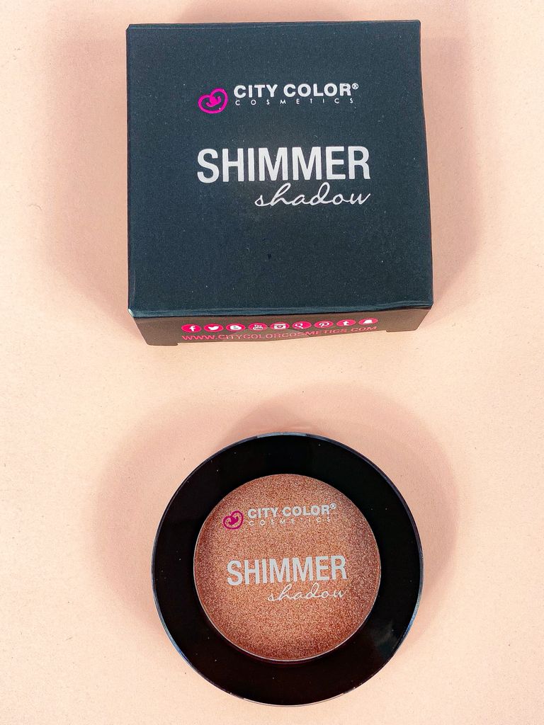 City Color - Display 12 Unidades Shimmer Shadow Cheers To Life