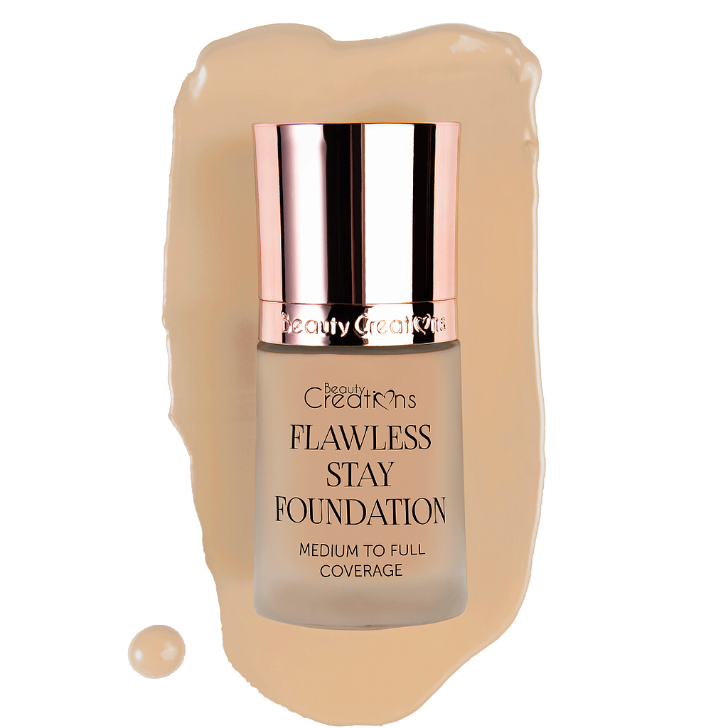 Beauty Creations Base Flawless 4.5 Warm 12 Unidades