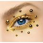 J-LASH - Jewel For Eyes Gold Clear 12 Unidades