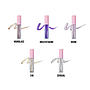 Beauty Creations - Glitterally Perfect Delineador Glitter Set 5 pcs Jaw Dropper