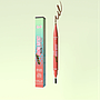 Rude - Ultimate Brow Artist Slanted Pen And Brush - Neutral Brown